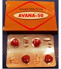 Avana 50 mg, 1X4,Avanafil 50 mg