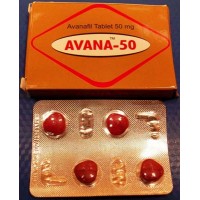 Avana 50 mg, 1X4,Avanafil 50 mg